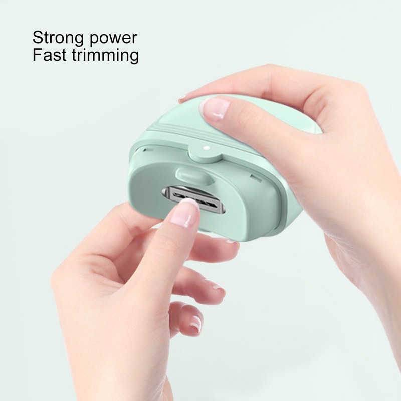 Electric Nail Clipper Safety Alloy Cutter Automatic Fast Trimming Fingernail