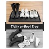 SUPENUIN Boot-Tray Heavy Duty Rubber Mat with Lip Waterproof Shoe