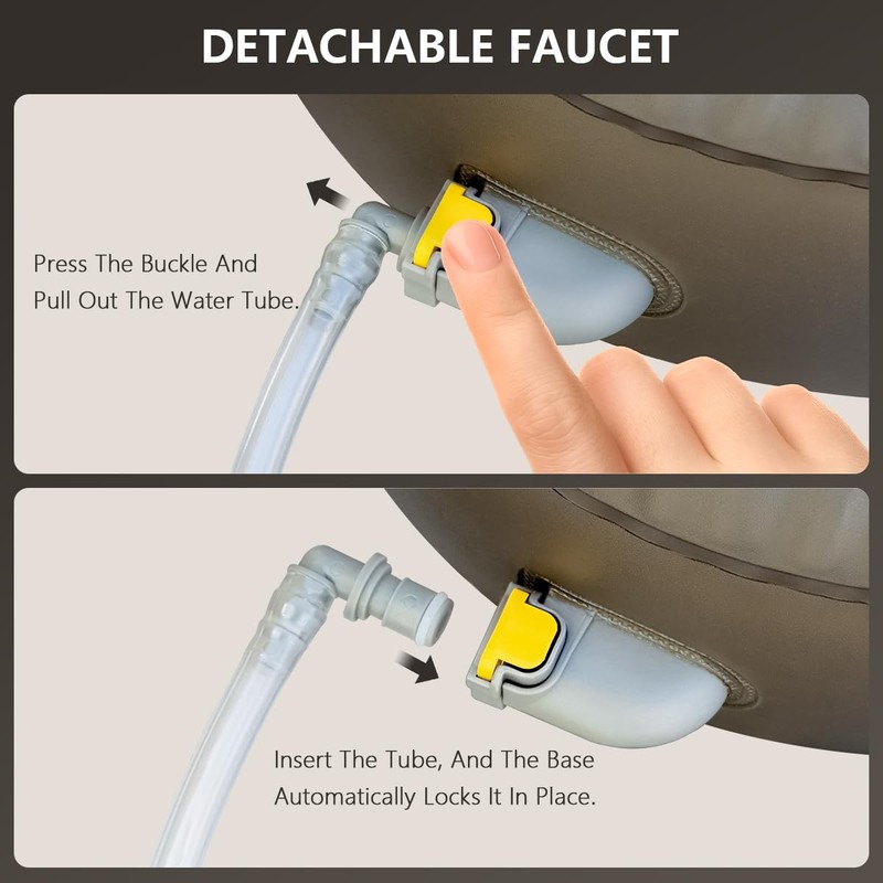 CyConncet Foldable Water Canister, Water Tank, Foldable Tank, Up to