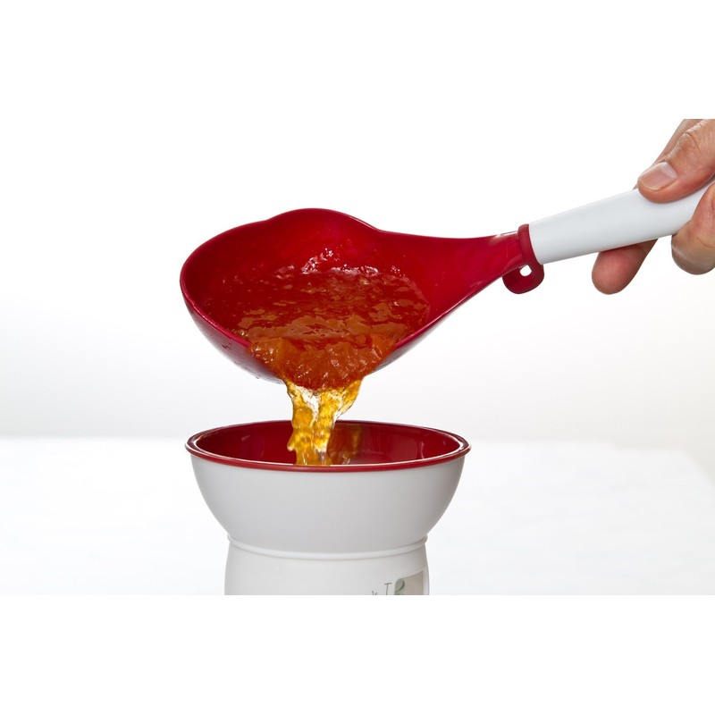 PROGRESSIVE INTERNATIONAL Canning Scoop, 1 EA, Red