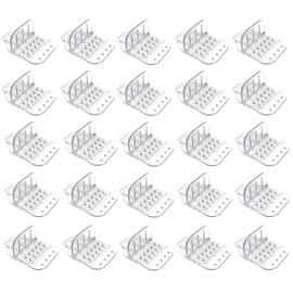 JSP Manufacturing Clear Jumbo Glacier Snow & Ice Roof Guards, Strong & Heavy Duty Plastic Prevents Damage and Injuries by Breaking Down Snow & Ice buildup - Multi-Quantity (25)