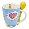 Fun Kids Dúo Tazas Cerámica Homero Marge Simpson Cuchara 310ml