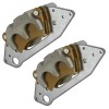 Caltric Front Left And Right Brake Calipers W/ Pads for