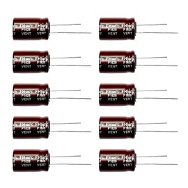 CapXon 10PC 10V 2200uF 13x20mm Aluminium Electronic Capacitors, 10V Capacitors, 2200uF Capacitors
