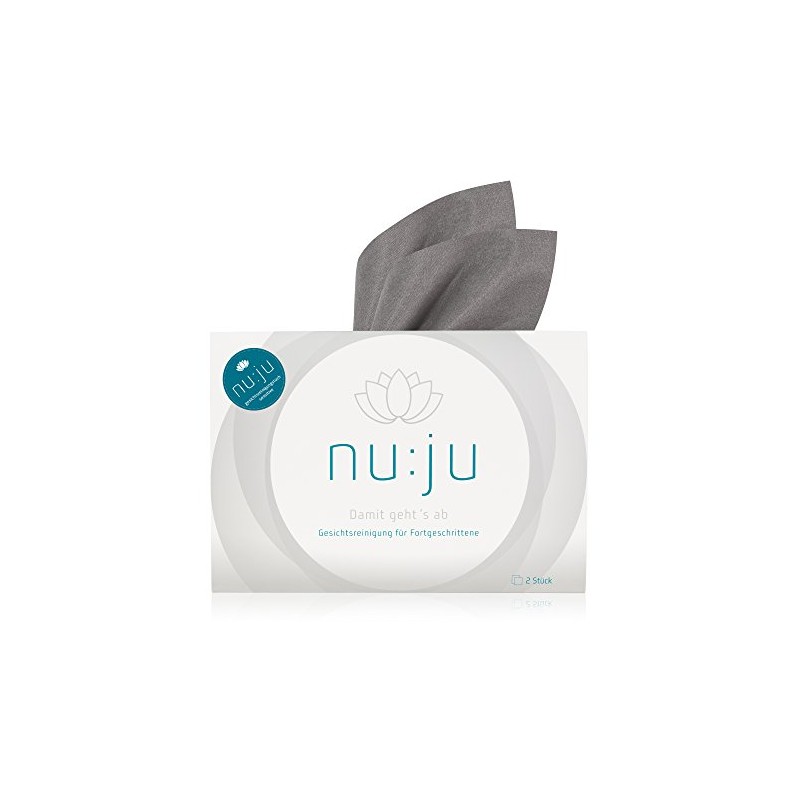 nu:ju Evolon Sensitive Microfibre Make-Up Cloth Including Case | Dry