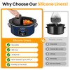 SUNVIVIPRO Programmable Slow Cooker, Multi-Cooker with 2 in 1 Silicone
