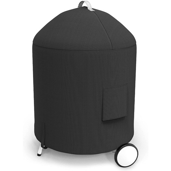 Denmay Grill Cover for Weber 57CM Premium Charcoal Grills, SUNLIFER Charcoal BBQ Grill, Heavy Duty Waterproof Kettle Grill Cover, Fade and UV Resistant, Compared to Weber 7150