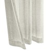 Loft Living Blakely Faux Linen Texture Sheer Curtain Panel 52"