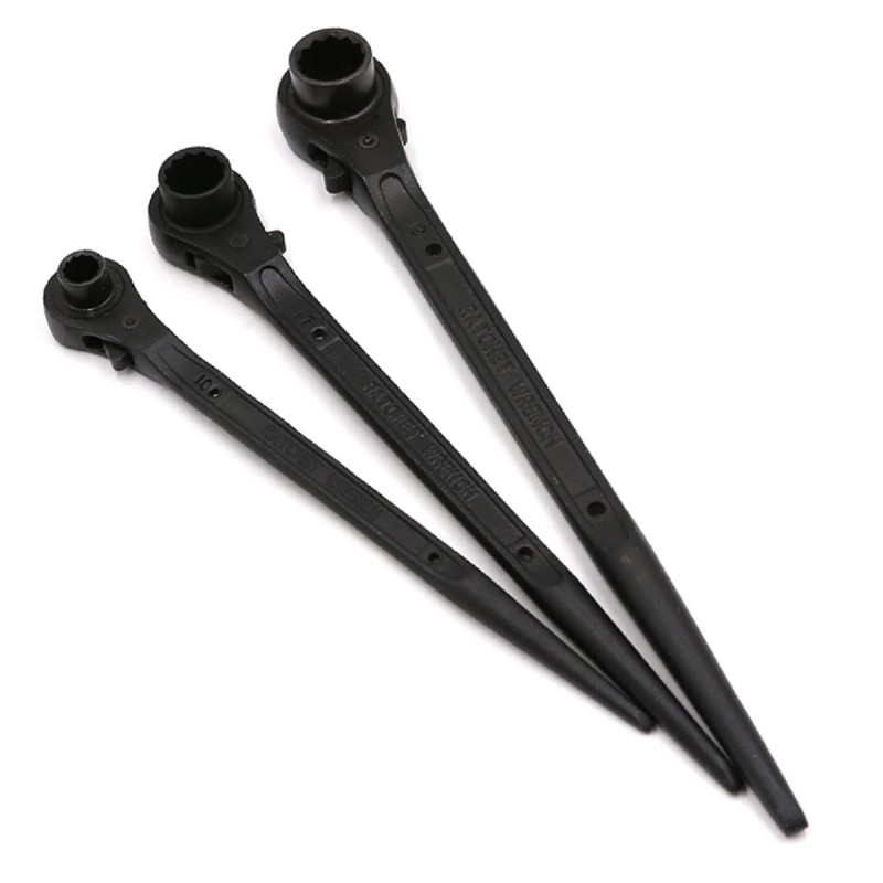 WEDO 24mm Scaffold Podger Ratchet Wrench, One Side Socket Wrench,