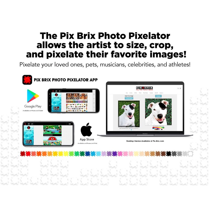 Pix Brix Pixel Art Puzzle Bundle - 4,500-Piece Kit with