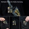 TACTICAL GEEK Storage A2 S EDC Pouch Organizer, Nylon Coin