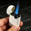Jet Flame Butane Torch Lighter, Windproof Refillable Cigar Lighter for