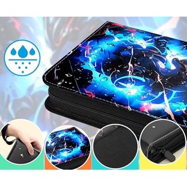 AUEJACKY Trading Card Album for Cards, Portable Waterproof Card Holder, Trading Card Box with Side Opening, Trading Card Album, Card Holder Folder Buchk, Exquisite Gifts (8)