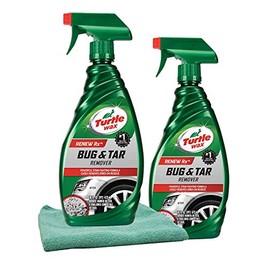 Turtle Wax Bug & Tar Remover (16 oz.) Bundle with Microfiber Cloth (3 Items)
