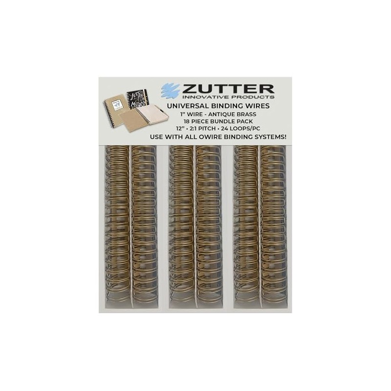 Zutter Binding Wires - Antique Brass Bundle Pack - Use