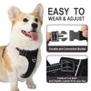 Youfirst No Pull Harness Breathable Harness,Adjustable Soft Padded Pet Reflective