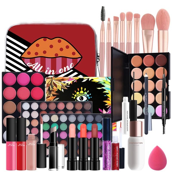 Kit Maquillaje para Mujer, Paquete de Inicio Esencial que Incluye