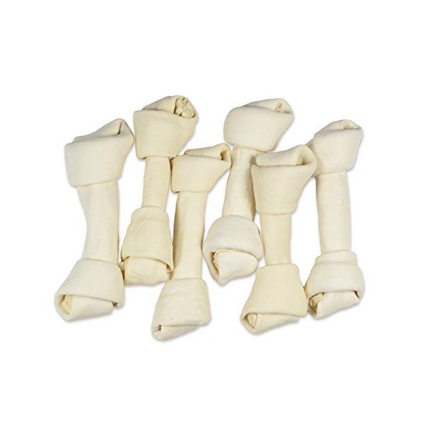hotspot pets 8-9 Inch Large Rawhide Dog Chew Bones -