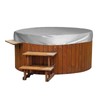 Outdoor Furniture Dust Covers Round Bathtub Cover 190 Silver Polyester