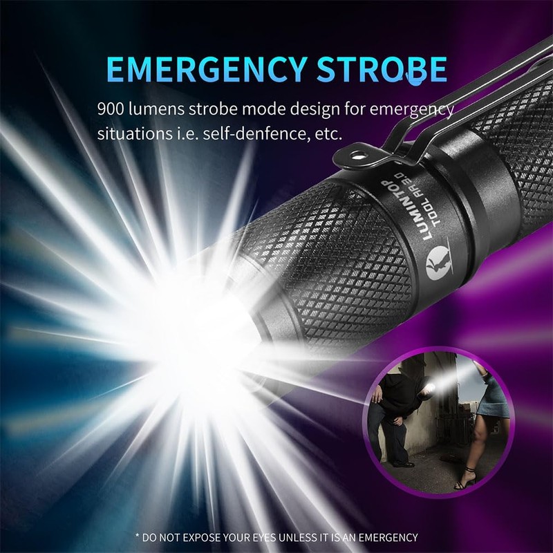 LUMINTOP Tool AA 2.0 EDC Flashlight, Pocket-Sized Keychain Light, Super