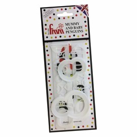 FMM Mummy & Baby Penguin Cutter Set (also makes an Easter chick and Robin)
