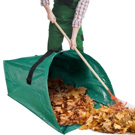 60 Gallon Leaf Collector,Collapsible Lawn & Leaf Bag,Heavy Leaves Pick up Tool Reusable Yard Waste Bags,Large Yard Dustpan Type Garden Bag for Leaves, Debris, Grass, Clippings,Lawn Trash