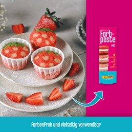 DECOCINO Red Colour Paste - 20g - Food Colouring Ideal for Colouring Cakes, Fondant and Creams - AZO Free and Gluten Free