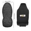 YINGQIGUAN 2 PCS Black Leopard Print Car Seat Covers Abstract