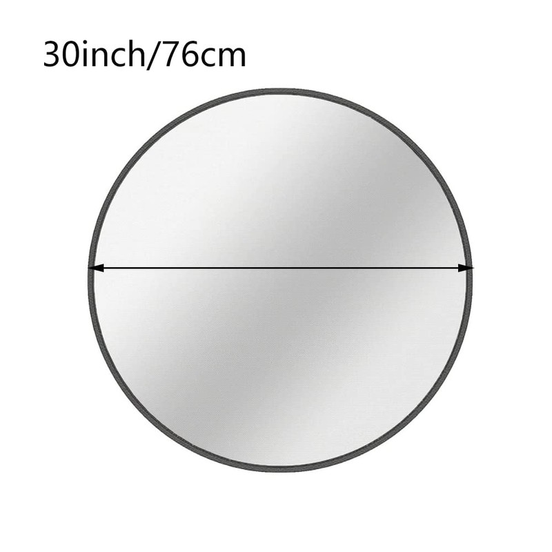 TopHomer Fire Pit Mat Large Round Gas BBQ Fireproof Mat