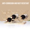 Drincarier Countertop Wine Rack - 10 Bottle Freestanding Modern Gold
