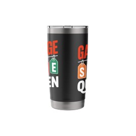 Garage Sale Queen Selling Antique Yard Sale Lover Seller Tee Stainless Steel Insulated Tumbler