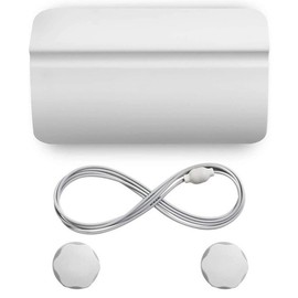 Pet Door Opener,Cat Private Handle,Automatic Gate Opener,Automatic Lockable Gate Tool,for Dogs, Easy Cats Entry Great Door Lock,for Training Dogs Cats (White)