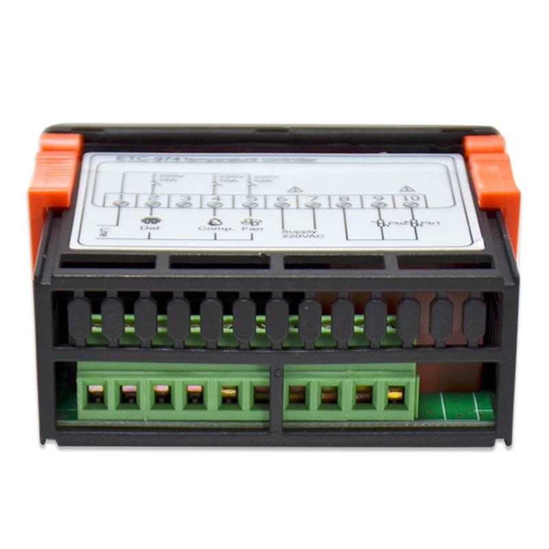 Temperature Controller Fahrenheit Celsius Switchable Digital Display NTC Sensor Thermostat