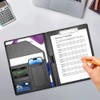 Casenly Clipboard Folder A4, PU Faux Leather Conference Folder, Writing