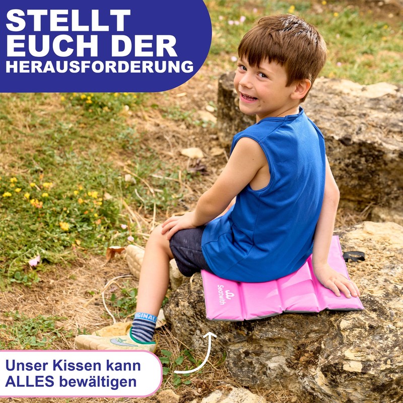 Children's Outdoor Seat Cushion - Pink