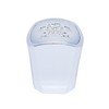 Silver Mountain Water Perfume Bottle Cap. Silver Round Plastic Cap.