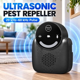 Ultrasonic Pest Repeller for Home – Variable Frequency 3-Mode Electronic Repellent for Indoor Pest Control