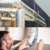 Professional Grade Aluminum Foil Tape Thick for HVAC, Sealing &