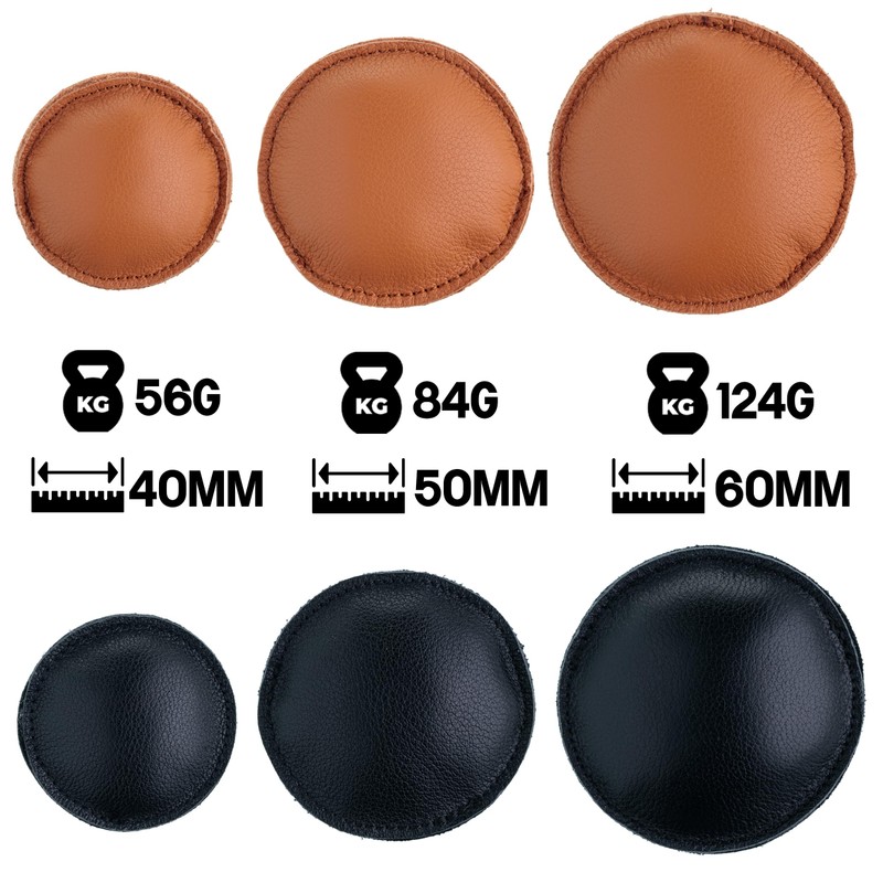 The Quilted Bear Leather Pattern Weights 4 x 60mm -