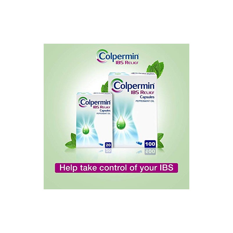 Colpermin Colpermin IBS Relief Capsules, Peppermint Oil, Pack of 20