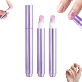 Pen para El Cuidado de Las Uñas 3 en 1, 2025 New Pluma de Aceite de Cutícula de Actualización de 2025 para Uñas, Pluma de Aceite de Uñas de Empuje de La Cutícula con Punta de Cerámica para Colas, Clavos Secos y Dañados (2 pcs)