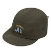 Clakllie Caps Short Brim Nylon 5 Panel Cap Flat Brim