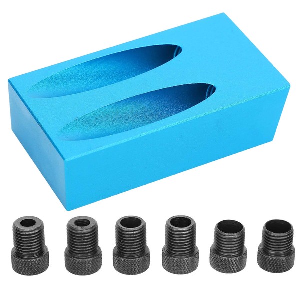 7 Pieces Hole S Jig Set - 5° Angle Drill