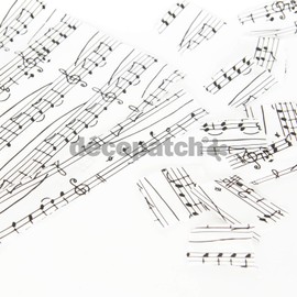 DecoPatch Music Paper, Pack of 3, Multi-Colour