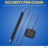 1InTheOffice Pen with Chain 7mm, Security Desk Pen with Adhesive