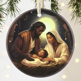 Nativity Christmas Ornament, Christmas Ornament, Christmas Christian Ornaments, Religious Ornament, Christmas Tree Ornament, Christian Gift, Religious Gift, Gift Idea