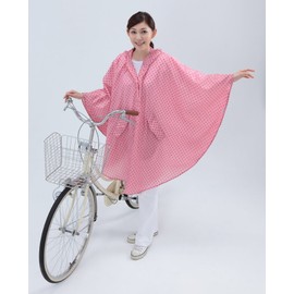 川住製作所 レインポンチョ ピンクドット KW-623PD