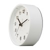 Nitori 8171487 Quiet Second Hand Table Clock SW 006TG White
