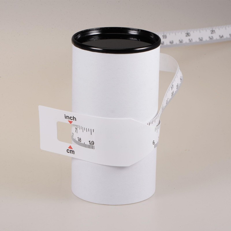 sourcing map 2Pcs Head Circumference Tape 24"(60cm) Plastic Measuring Rule