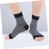 TOVINANNA 2pairs Elastic Compression Foot Sleeve Socks for Ankle Support